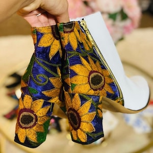 Sunflower Madonna Booties