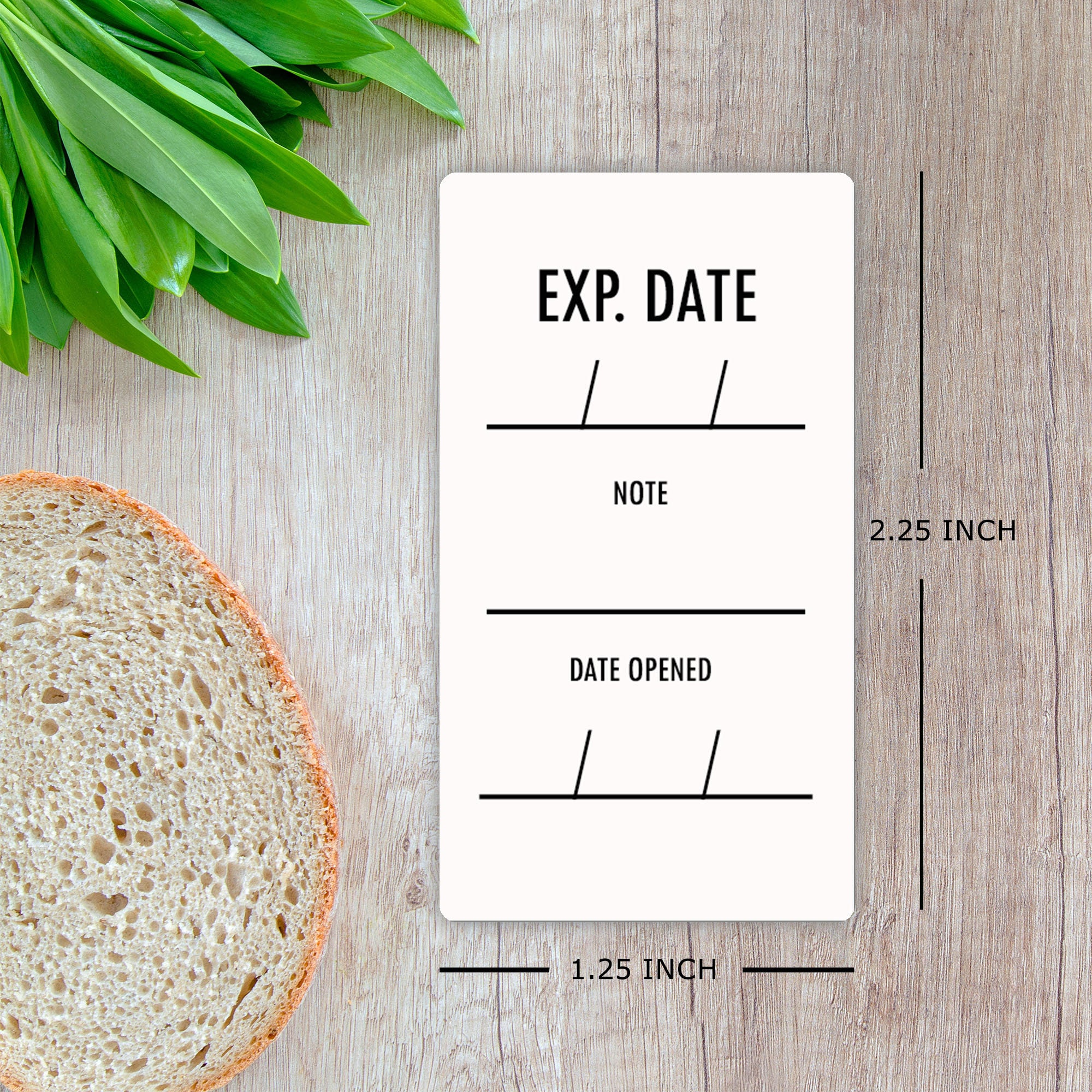 Minimalist Spice Labels, Expiration Date Stickers Multi Pack, Modern ...
