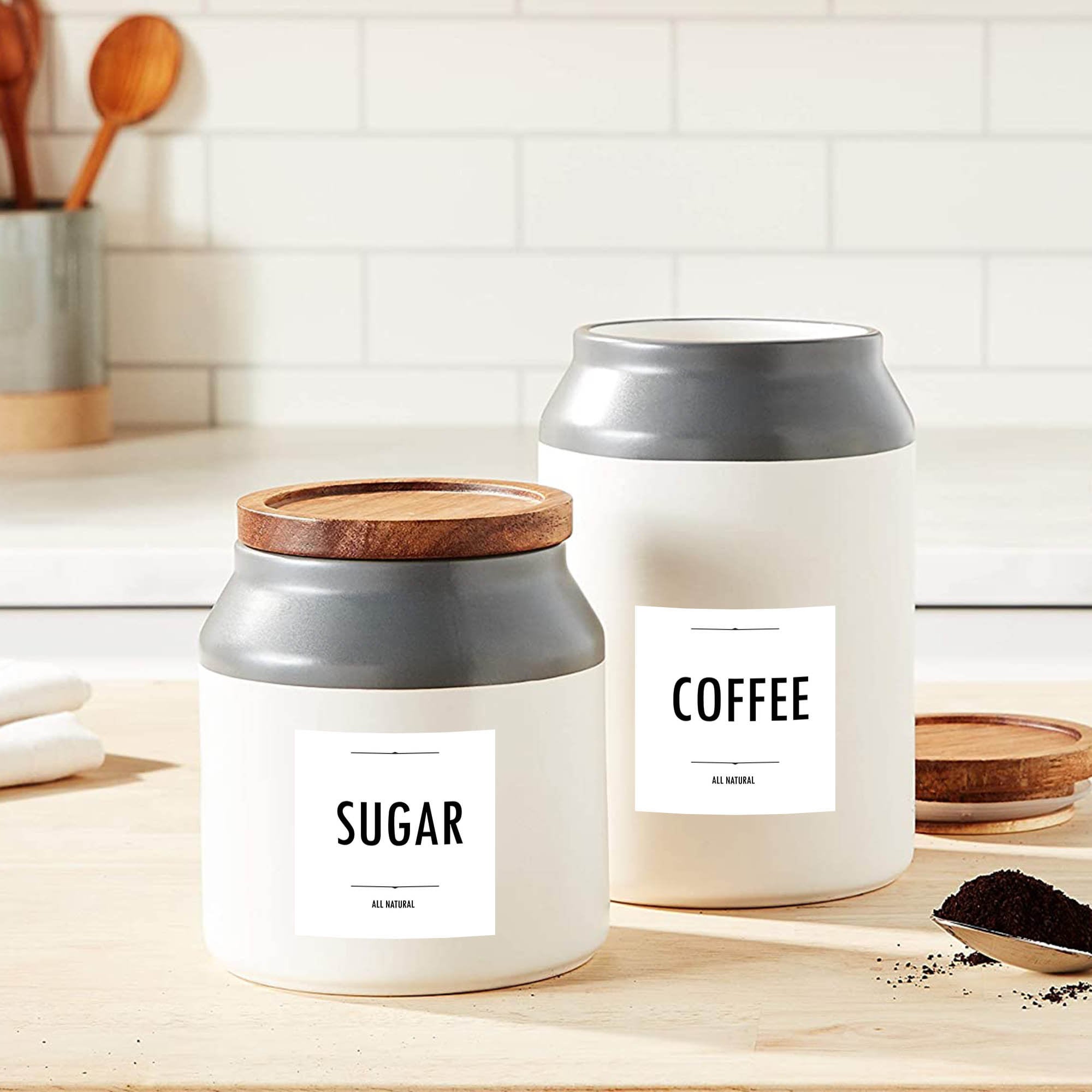 minimalist-tea-coffee-sugar-labels-kitchen-storage-container-etsy