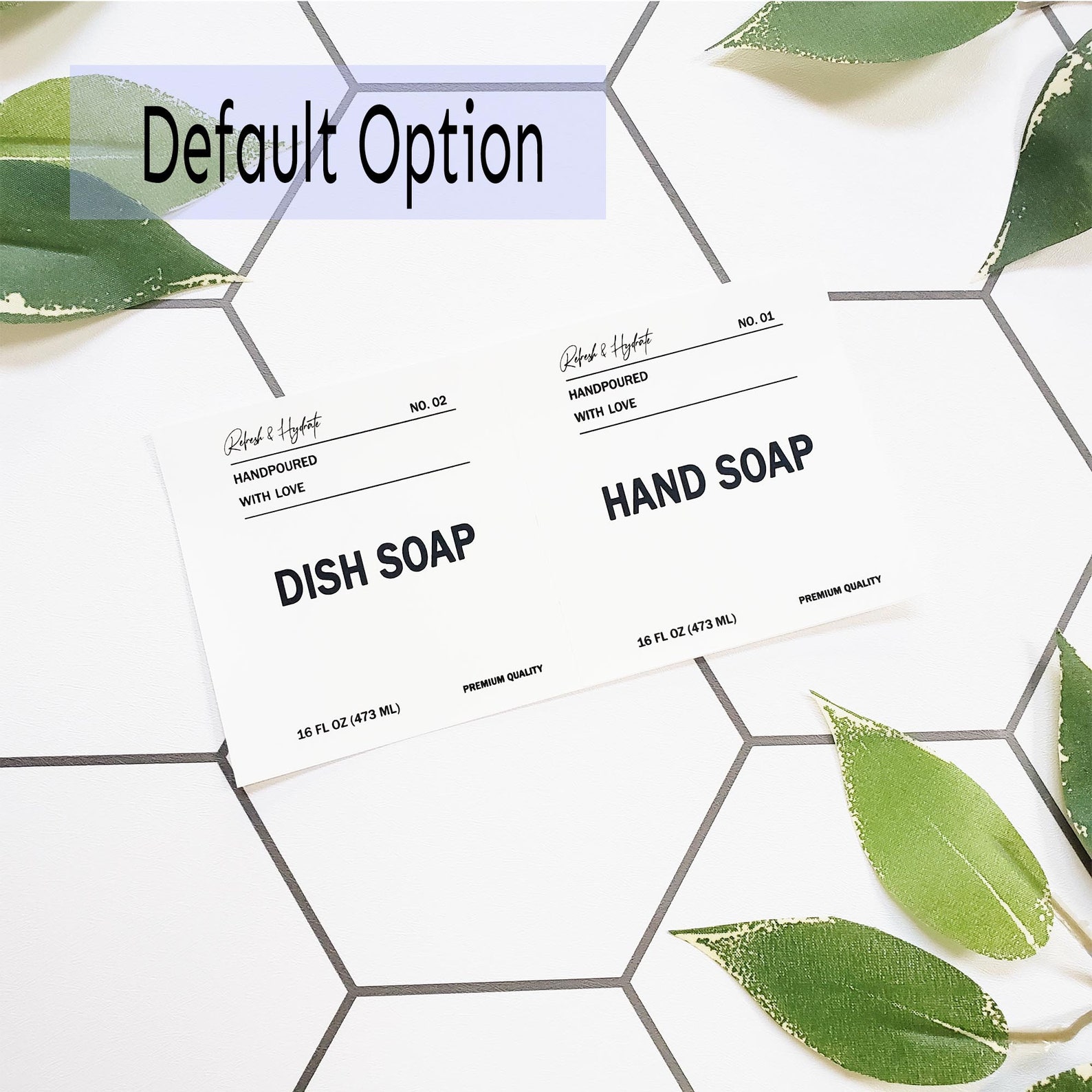 Waterproof Labels Dish Soap Hand Soap Labels Lotion Labels Etsy