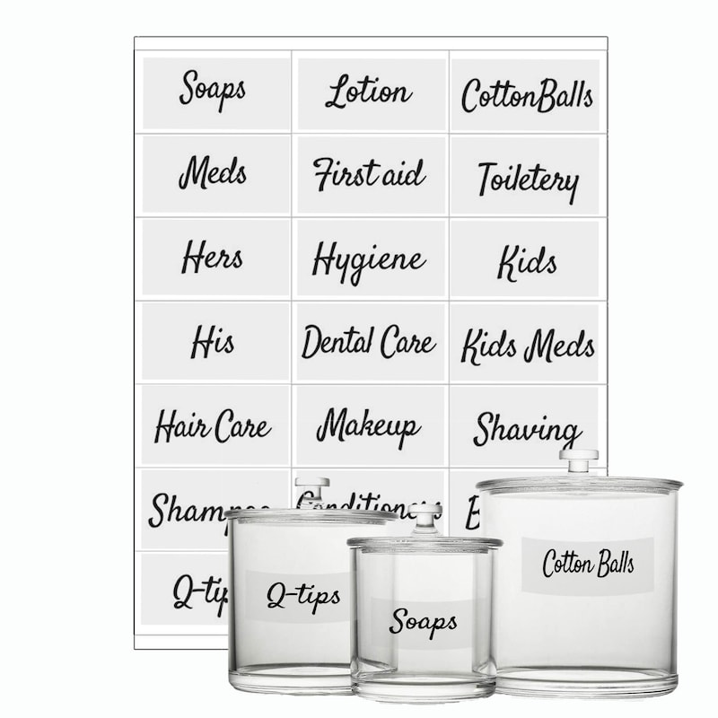 Bathroom Labels - Etsy