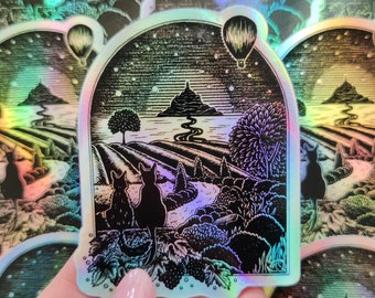 Naklejka holograficzna FRANCJA