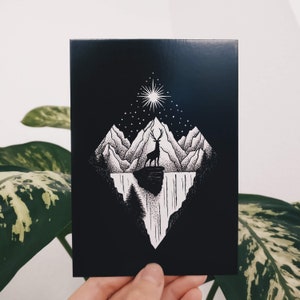 Postkarte Ritter des Waldes - Hirsch