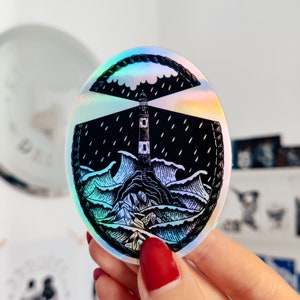 Pegatina holográfica FARO