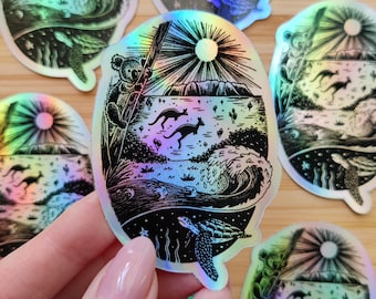 Holograficzna naklejka AUSTRALIA