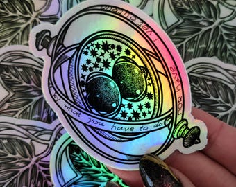 Naklejka holograficzna ZMIENIACZ CZASU
