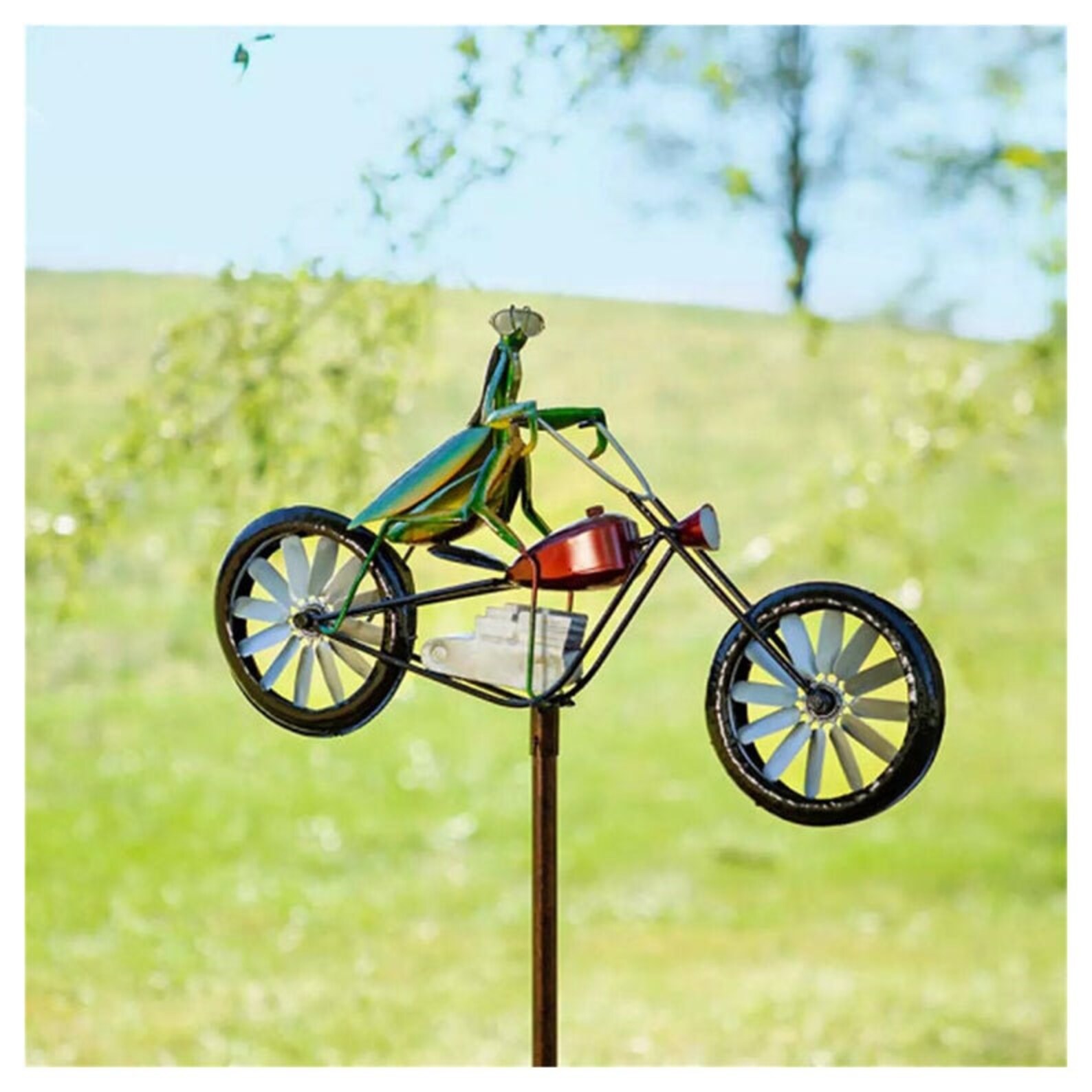 Wind Spinner Vintage Bicycle Metal Windmillgarden Etsy