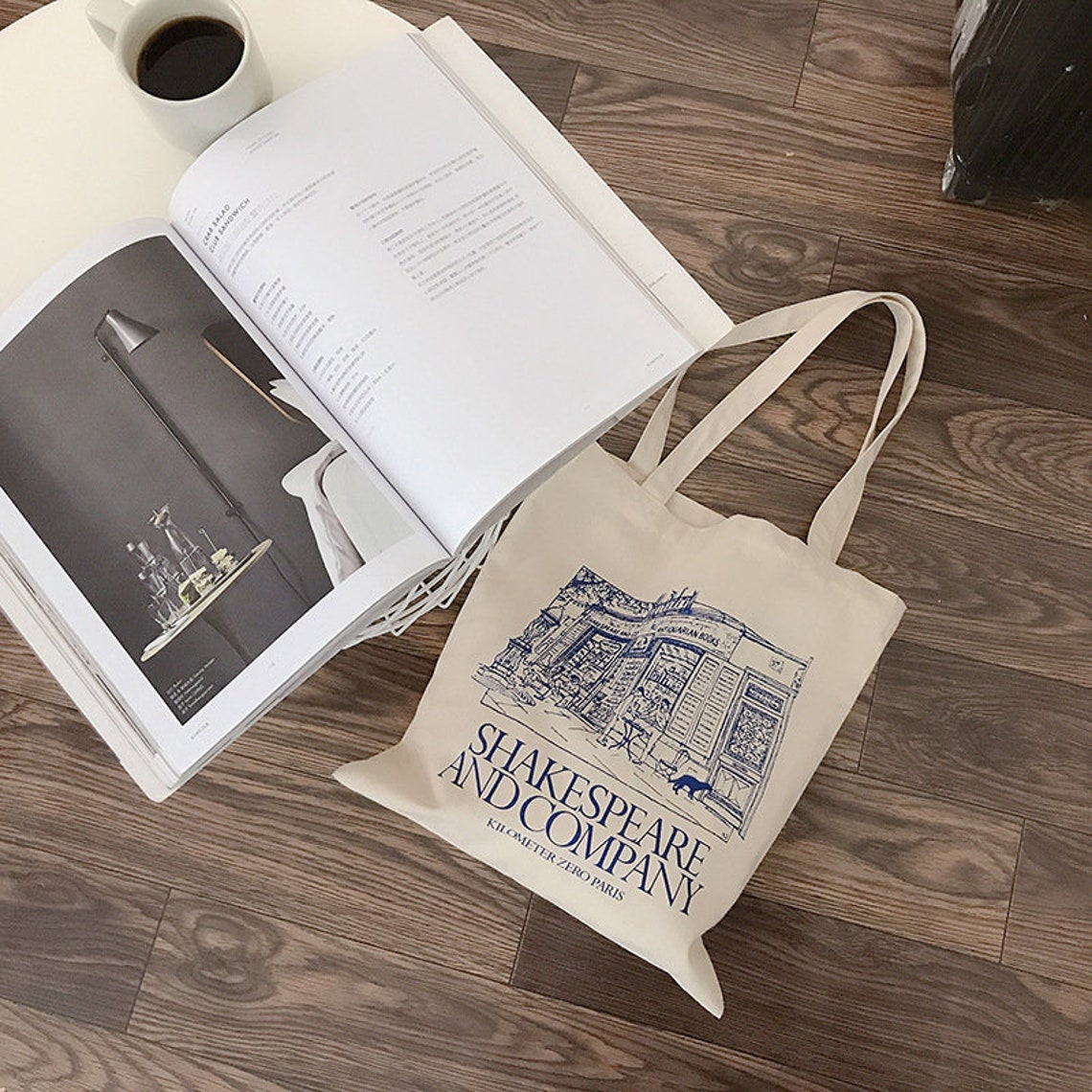 Shakespeare and Company Tote Bag Canvas Bag Etsy
