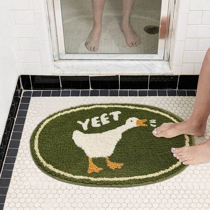 Duck Bath Mat Goose Bath Mat Bathroom Mat Floor Mat Floor Etsy