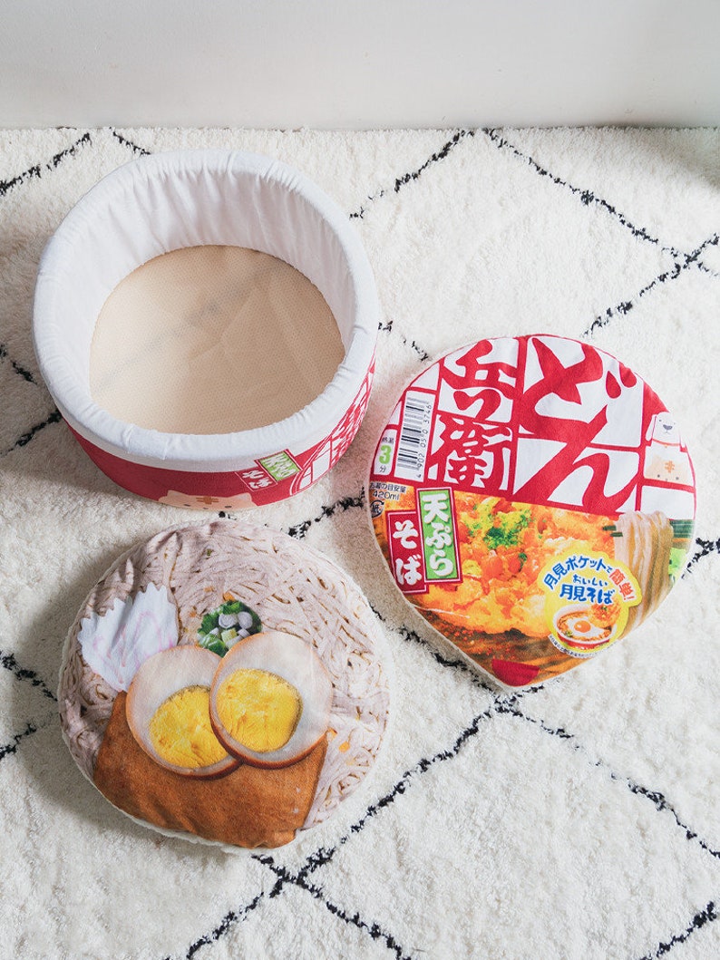 Cat Bed Dog Bed Instant Noodles Ramen Bowl Ramen Noodles Etsy