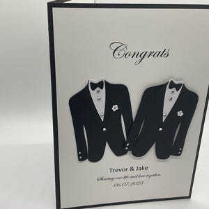 Carte de mariage homosexuelle sur mesure