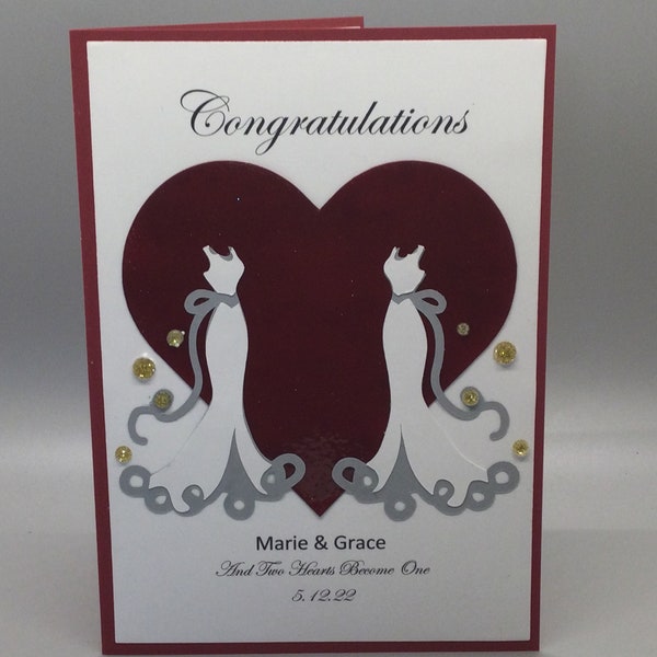 Same Sex Wedding Greeting Card