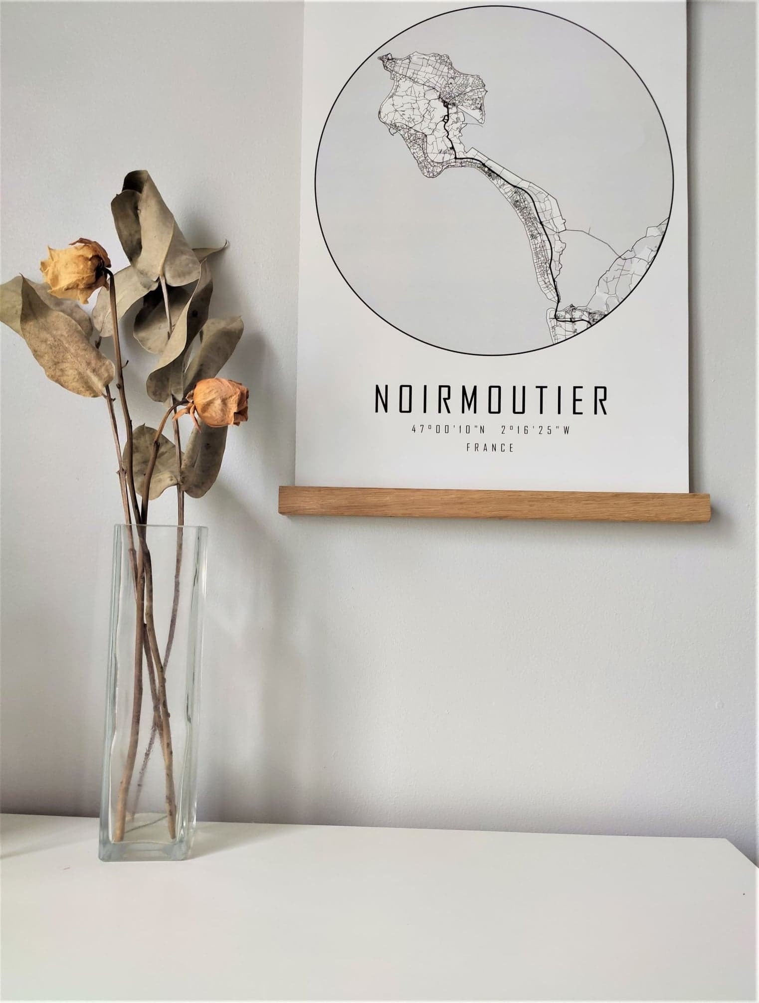 Impression | Sans Cadre - Carte Personnalisée Affiche de Ville Au Choix City Map Poster