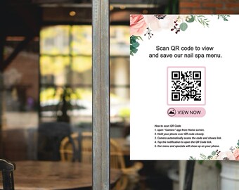 Spa Poster Menu Business Card By Unigrowdesign On Etsy