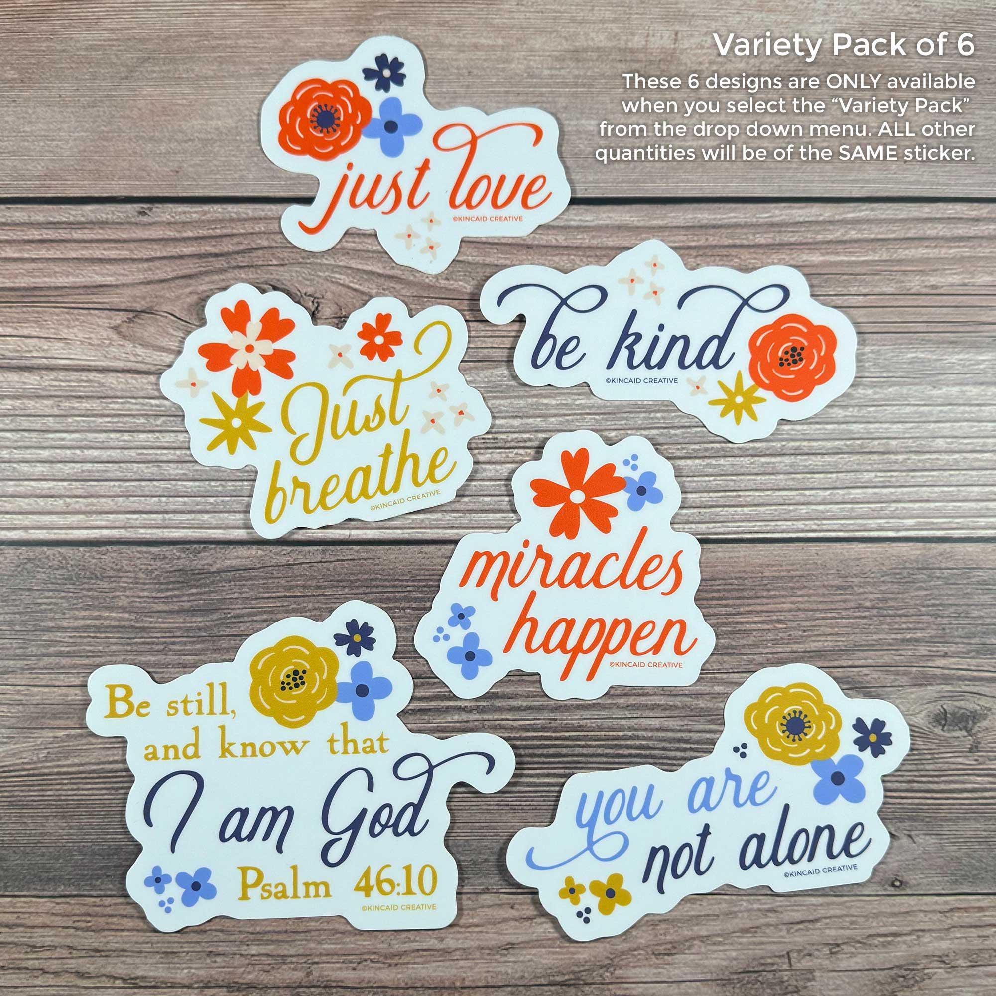 Bible Verse Sticker, Christian Sticker, Faith Sticker, Waterproof ...