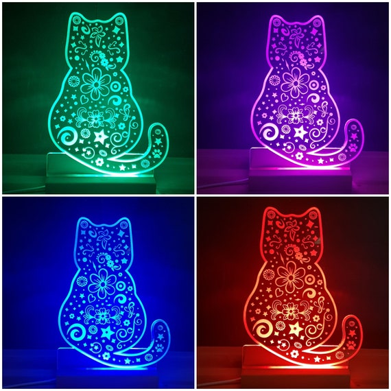 Cat outlet shaped light