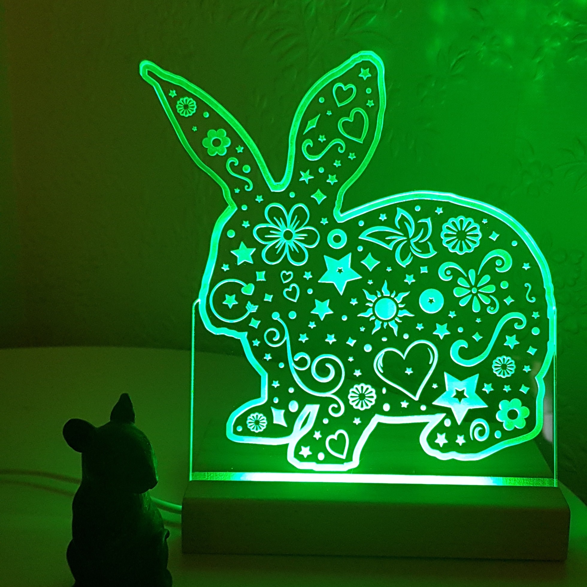 Rabbit led lamp deals