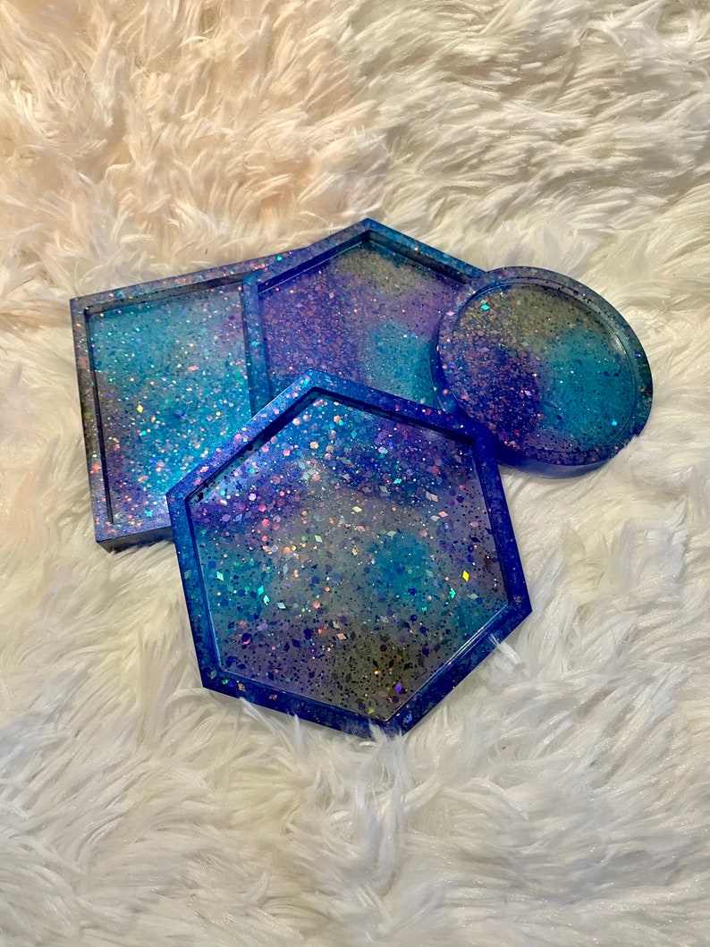 Gorgeous Epoxy Coasters
