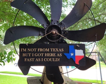 Texas, native, not from Texas, sign, wood, engraved, Texas love, country, wall decor, home, wall art, handmade, laser, painted, house, homey