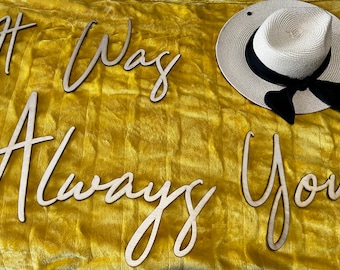 It was Always You | Valentine Gift | Above bed sign | Bedroom decor | Anniversary gift | Wedding gift | Wood Sign