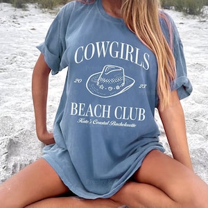 Coastal Cowgirl Bachelorette Shirts Coastal Bachelorette Shirts Oversized Western Bach Tee Last Toast On The Coast Shirts Beach Cowgirl Bach