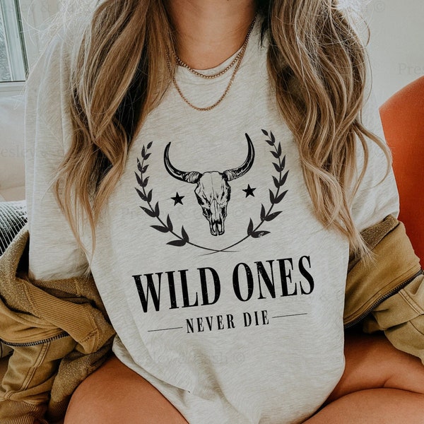 Cow Skull Shirt Boho Western Shirt Longhorn Skull Shirt Cow Horns Desert Tee Southwest Shirt Oversized T Shirt Wild West Cowgirl Shirt