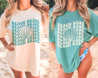 Beach Bachelorette Shirts Coastal Beach Bach Bride's Last Splash Mermaid Bachelorette Party Favors Tropical Bridal Shirts Florida Girls Trip