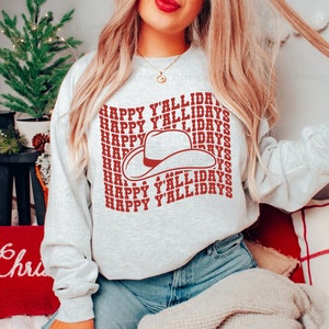 Cowboy ugly top christmas sweaters