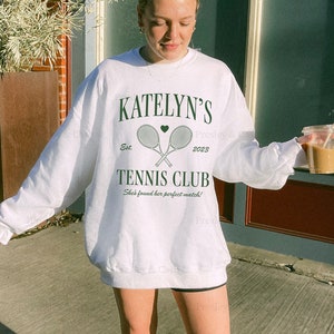 Tennis Bachelorette Sweatshirt A Match Made In Heaven Theme Bride's Last Swing Crewneck Country Club Bachelorette Merch Tennis And Tequila