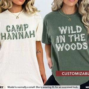Camp Bachelorette Shirts Comfort Colors Shirts Wild In The Woods Top Custom Camp Bach Crew Shirts Lake Bachelorette Cabin Girls Trip Shirts