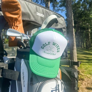 Golf Wives Social Club Hat Cute Trucker Hat Golf Wife Trucker Hat Abandoned Golf Wife Hats Funny Golf Gift Golf Club Trucker Hat Girls Club