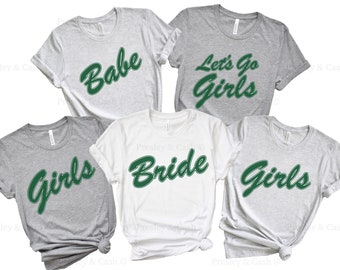 90s Bachelorette Shirt Friends Bachelorette Retro Girls Shirt 90s Nostalgia Party Vintage Friends Tee Unique Let's Go Girls Matching Shirts