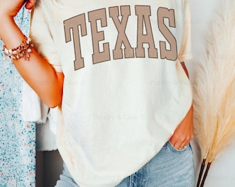 Texas Comfort Colors Shirt Austin Texas Shirt Oversized TShirt Dress Coconut Girl Aesthetic Vintage Style Texas Tee Trendy Summer Clothes