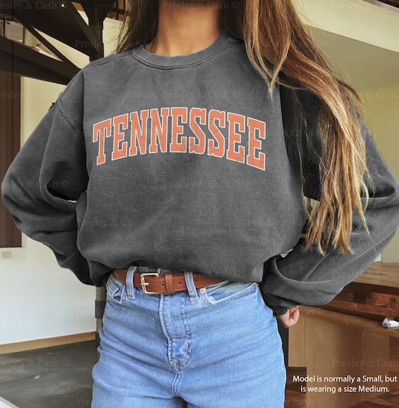 Tennessee Sweatshirt Comfort Colors Sweatshirt Oversized Crewneck Home State Sweatshirt Tennessee Gift Fall Game Day Crewneck Vintage Style
