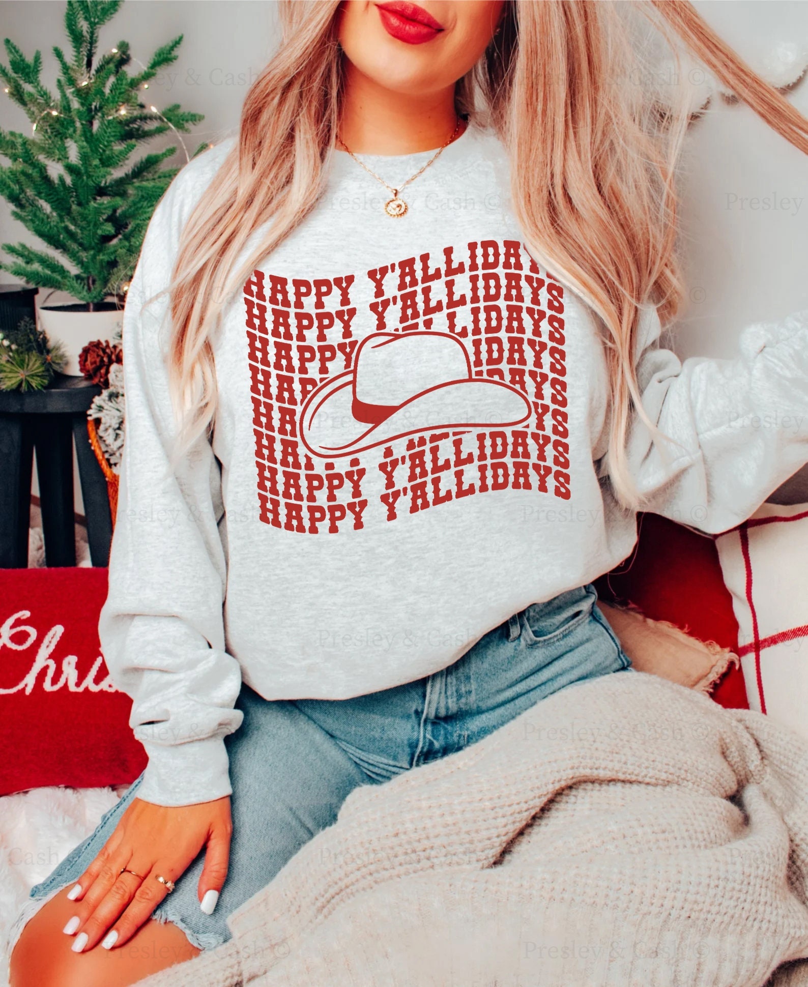 printful Yalla Bye Embroidered Sweatshirt Maroon / M