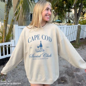 Cape Cod Bachelorette Sweatshirts Last Toast On The Coast Crewneck Custom Beach Merch Coastal Grandma Social Club Top East Coast Sweatshirt