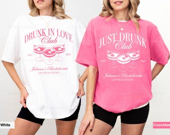Drunk In Love Bachelorette Party Shirts Valentines Day Bachelorette Shirts Drunk In Love Themed Bach Cocktail Bride Top Comfort Colors Shirt