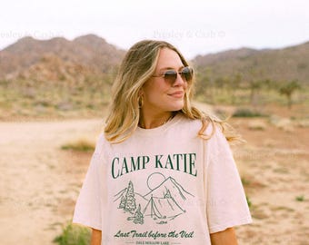 Custom Camp Bachelorette Shirts Camp Bach Logo Merch Wild In The Woods Shirts Oversized Comfort Colors Tee Last Trail Mountain Bachelorette