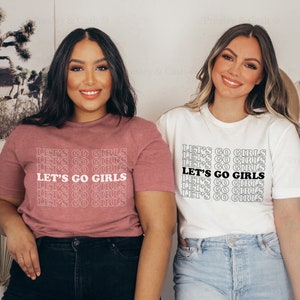 Let's Go Girls Top Bachelorette Party Shirt Matching Bridesmaid Tee Wedding Weekend Top 90s Country Music T-Shirt Custom Nashville Bride Tee image 5