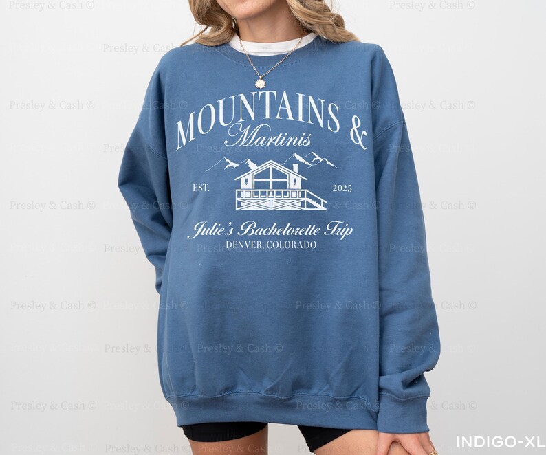 Snowboard Bachelorette Sweatshirt Apres Ski Sweatshirt Park City Bach Winter Bachelorette Crewneck Custom Bach Merch Girls Club Sweatshirt 画像 2