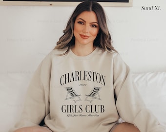 Custom Beach Bachelorette Sweatshirts Charleston Bachelorette Sweatshirt Last Toast On The Coast Crewnecks Tropical Bach Logo Merch Pullover