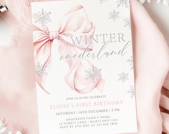 Adesivi Ringraziamento 'Thank You Snow Much' A Tema Invernale - Rosa, 40 Pezzi, 4,4 Cm, Per Bomboniere E Feste