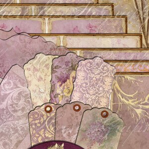 Lavender & Lace No. 2 Junk Journal Kit 5x7 - instant printable digital download