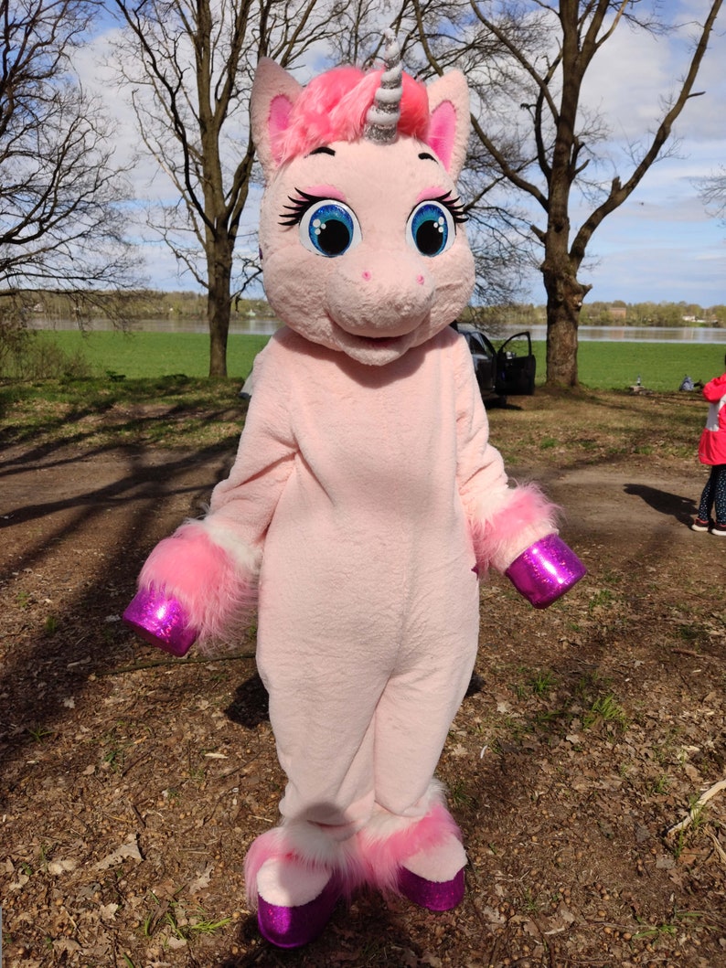 Unicorn costume. Unicorn mascot. Mascot costume. Mascotte. Etsy