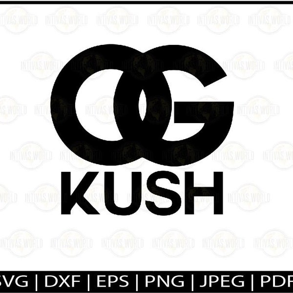 OG Kush |Weed SVG |Cannabis svg  |Marijuana svg |420 svg |Rollling Tray Svg |svg |dxf |eps |png |Silhouette |Cricut |Digital Files