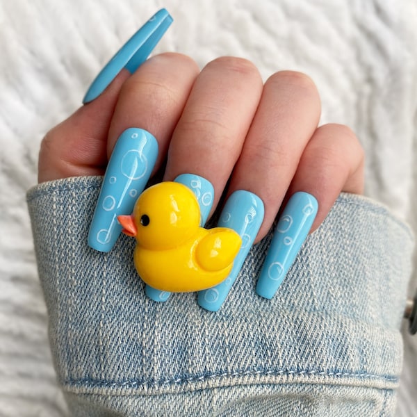 Duck Nails Etsy
