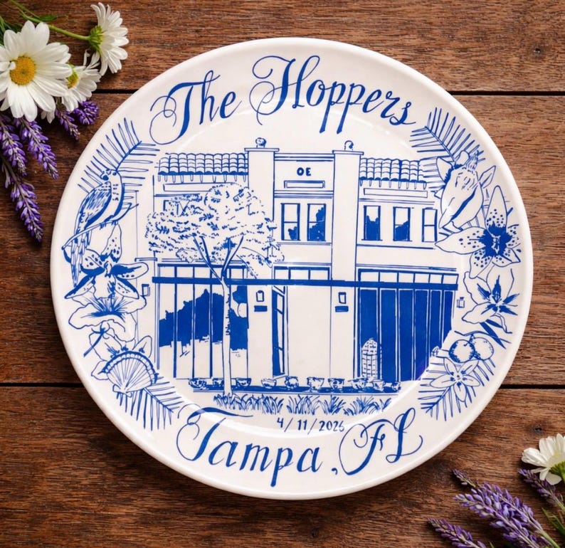 Hand Painted Custom Plate image 8
