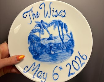 Hand Painted Custom Plate