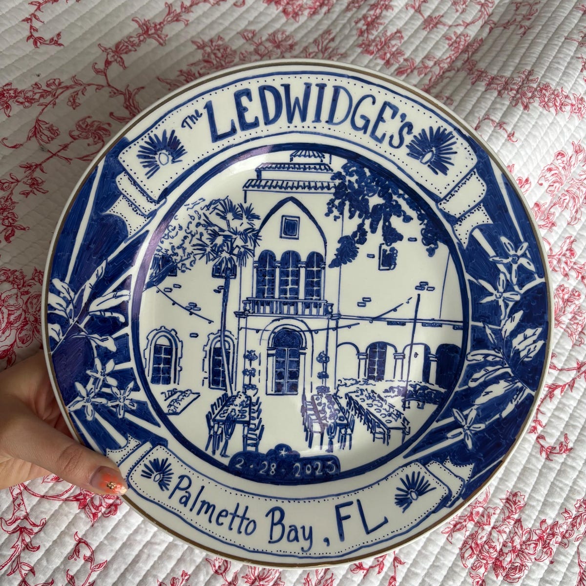 Hand Painted Custom Plate - Etsy