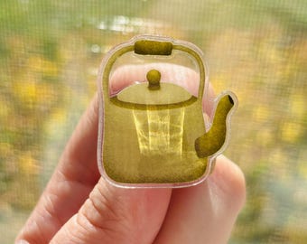 Teapot Acrylic Pin